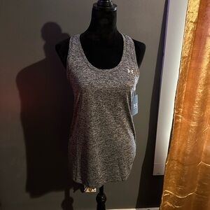 Black activewear tank top